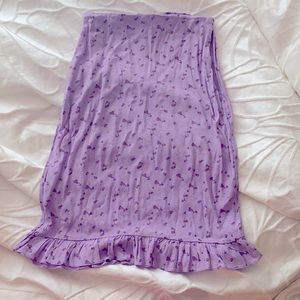 urban outfitters purple pencil skirt
